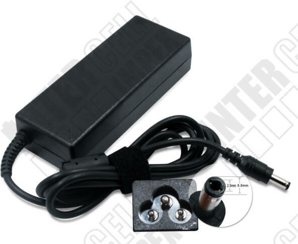 ASUS W5Ae 5.5*2.5mm 19V 4.74A 90W fekete notebook/laptop hálózati  töltő/adapter utángyártott