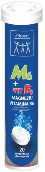 Zdrovit - Magneziu+B6 Zdrovit 20 comprimate efervescente Suplimente  alimentare 80 g (Suplimente nutritive) - Preturi