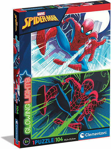 Marvel - Pókember fluoreszkáló puzzle 104 db-os (27555)