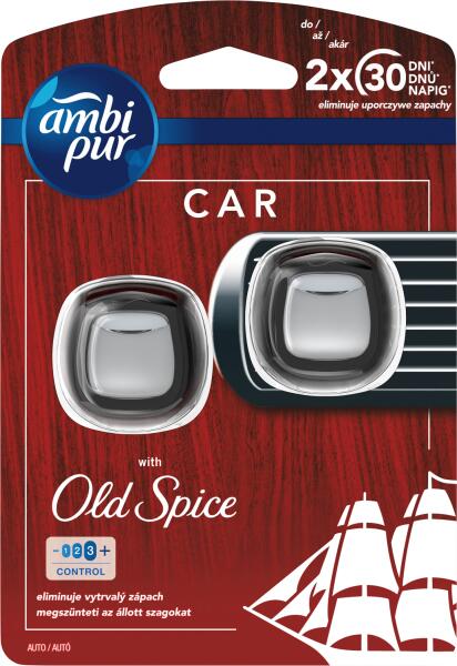 Vásárlás: Ambi Pur Old Spice Car Légfrissítő Kezdőkészlet 2 db  Autóillatosító árak összehasonlítása, OldSpiceCarLégfrissítőKezdőkészlet2db  boltok