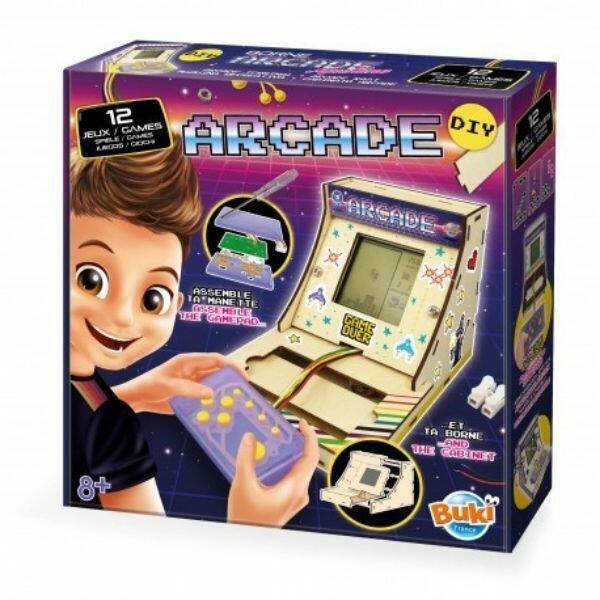 Mini összeépíthető Arcade játékgép 15 játékkal (2167)