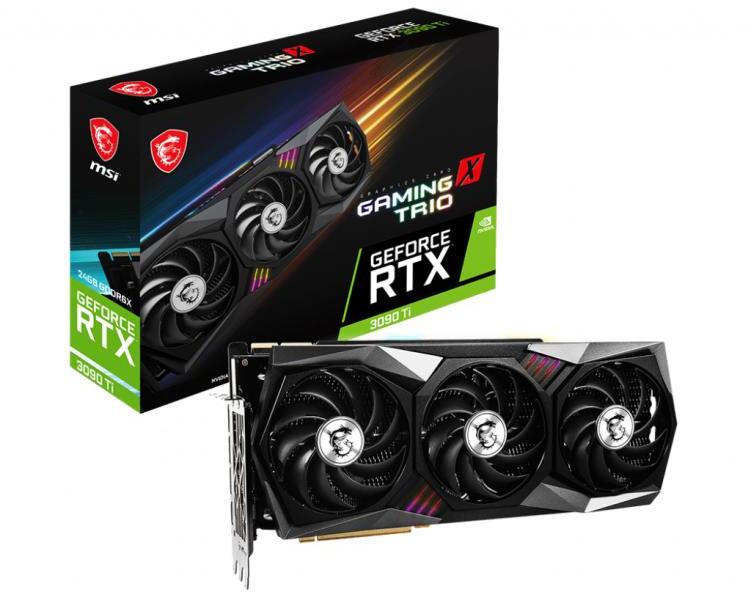 MSI GeForce RTX 3090 Ti GAMING X TRIO 24GB GDDR6X 384bit (V509