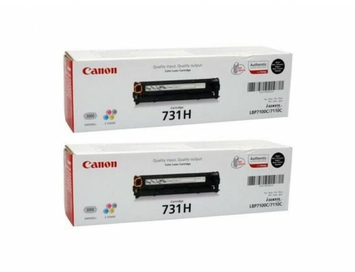 Canon Pachet Cartuse Toner Original Canon 2x CRG-731HB Negru 4800 pagini si  stick USB Cartus / toner Preturi