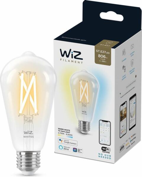 WiZ ST64 E27 6.7W 2700-6500K 806lm (8718699787172)