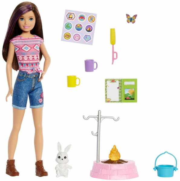 Vásárlás: Mattel Barbie - Kempingező tesók - Skipper baba nyuszival  (HDF69HDF71) Barbie baba árak összehasonlítása, Barbie Kempingező tesók Skipper  baba nyuszival HDF 69 HDF 71 boltok