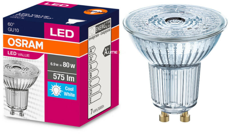 LEDVANCE PAR16 GU10 6.90W 4000K 575lm (4058075096783)