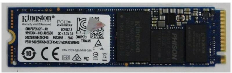 Kingston 512GB M.2 NVMe PCIe (0M8PCP3512F) Вътрешен SSD хард диск Цени,  оферти и мнения, списък с магазини, евтино Kingston 512GB M.2 NVMe PCIe ( 0M8PCP3512F)