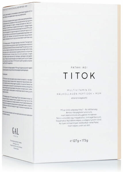 TITOK Multivitamin és Halkollagén peptidek + MSM italpor 127 g+173 g