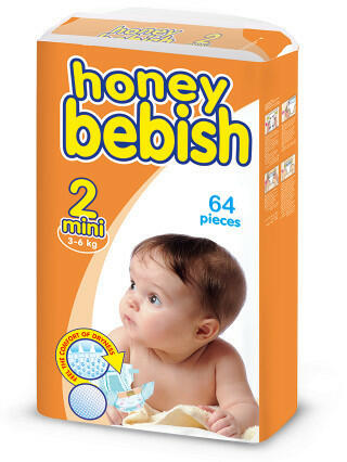 Vásárlás: Honey Bebish Gazdaságos pelenka, Mini 2, (3-6 kg), 64 db Pelenka  árak összehasonlítása, Honey Bebish Gazdaságos pelenka Mini 2 3 6 kg 64 db  boltok