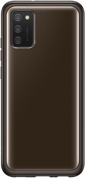 Galaxy A02s Soft clear cover black (EF-QA026TBEGEU)
