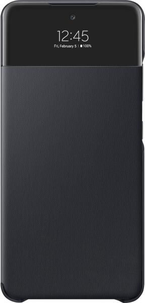 Galaxy A72 S-View wallet cover black (EF-EA725PBEGEE)