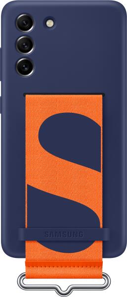 Galaxy S21 FE G990 Silicone cover with strap navy (EF-GG990TNEGWW)