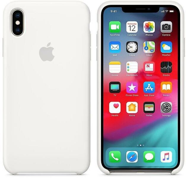 Apple iPhone XS Max Silicone Case white (MRWF2ZM/A) (Husa telefon