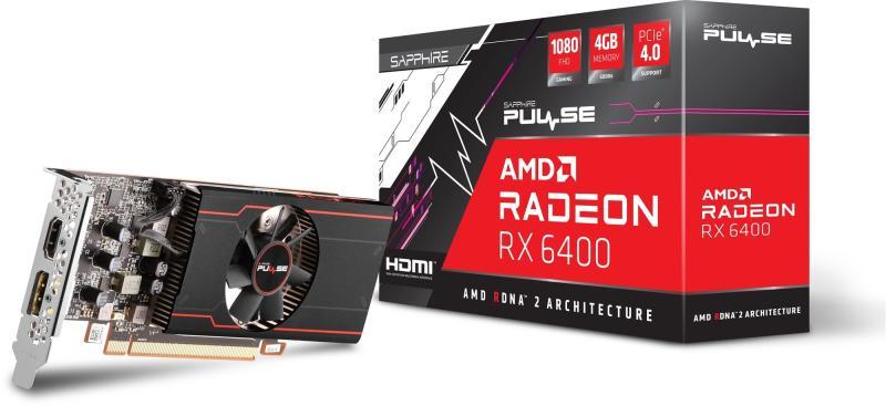 Radeon PULSE RX 6400 4GB GDDR6 64bit (11315-01-20G)