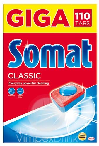 Vásárlás: Somat Classic mosogatógép tabletta (110db) Gépi mosogatószer,  öblítőszer árak összehasonlítása, Classic mosogatógép tabletta 110 db boltok