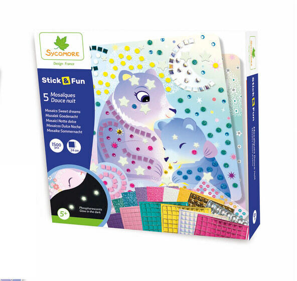 Stick n fun mozaikkép készítő szett - Édes Éjszakák (CRE7041)