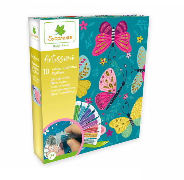 Artissimo glitterkép készítő szett - Pillangók (CREA004)