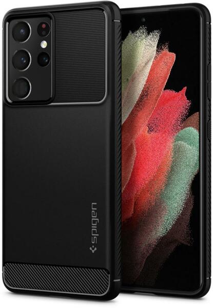 Galaxy S21 Ultra Rugged Armor cover black (ACS02349)