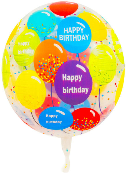 Fólia lufi -Happy Birthday lufikkal