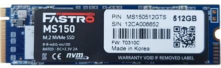 MEGA Electronics Fastro MS150 512GB M.2 PCIe (Solid State Drive SSD intern)  - Preturi