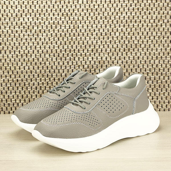 SOFILINE Sneakers piele naturala Veronica gri M4 (5076GREY-35)  (Încălţăminte sport) - Preturi