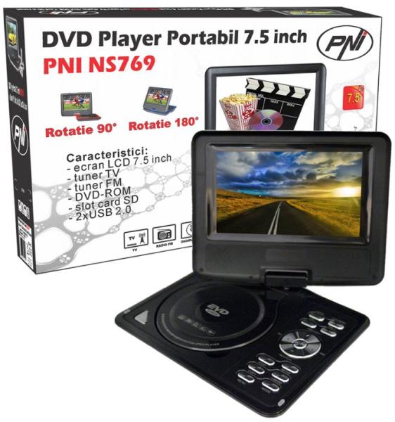 PNI NS769 DVD player portabil Preturi, DVD portabil oferte
