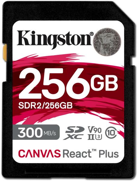 Canvas React Plus SDXC 256GB UHS-II/U3/C10 (SDR2/256GB)