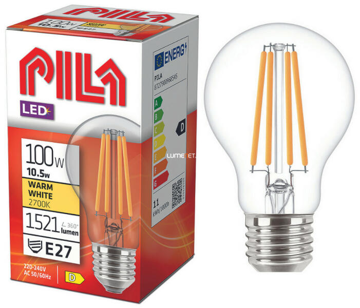 E27 LED 10, 5W 1521lm melegfehér - 100W izzó helyett (929002026131)