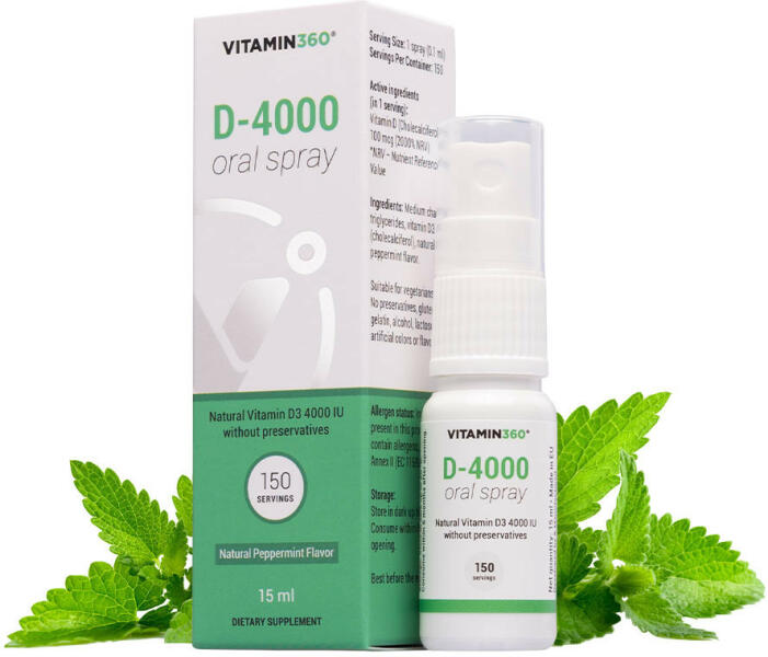 Vásárlás: VITAMIN360 D-vitamin 4000NE szájspray 15 ml ...