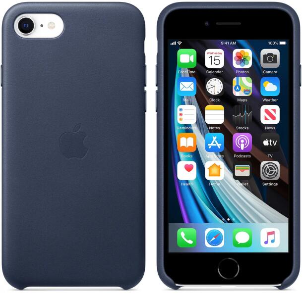 Vásárlás: Apple iPhone SE 2 Leather case midnight blue( MXYN2ZM/A)  Mobiltelefon tok árak összehasonlítása, iPhone SE 2 Leather case midnight  blue MXYN 2 ZM A boltok