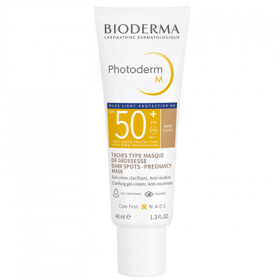 BIODERMA - Gel-crema protectie solara coloranta Photoderm M SPF 50+,  Bioderma Crema 40 ml - vitaplus (Lotiune de plaja) - Preturi