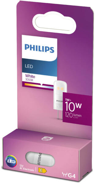 Vásárlás: Philips G4 1W 3000K 120lm (8718699767570) LED izzó árak  összehasonlítása, G 4 1 W 3000 K 120 lm 8718699767570 boltok