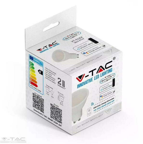 Vásárlás: V-TAC GU10 5W (2757) LED izzó árak összehasonlítása, GU 10 5 W  2757 boltok