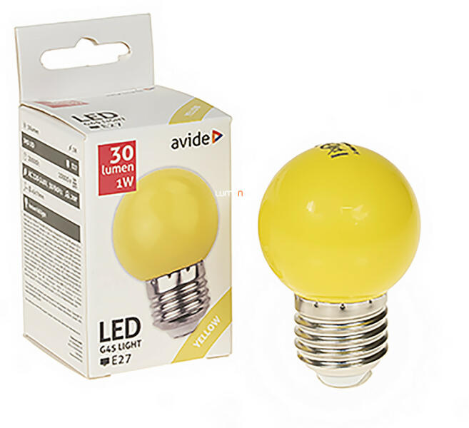 G45 E27 1W 30lm (ABDLG45-1W-Y)
