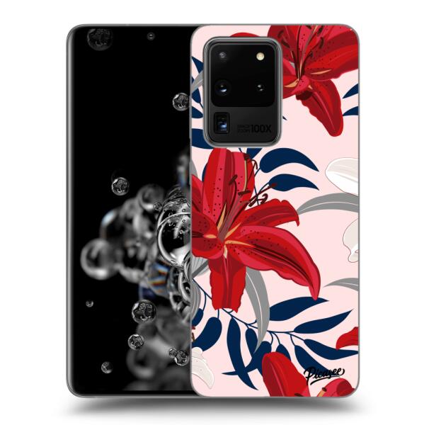 Picasee ULTIMATE CASE pentru Samsung Galaxy S20 Ultra 5G G988F - Red Lily  (Husa telefon mobil) - Preturi