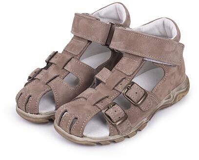 Vlnka Sandale din piele pentru copii Zuzu - maro mărimi copii 26 (15-00605- 26) (Sandale copii) - Preturi