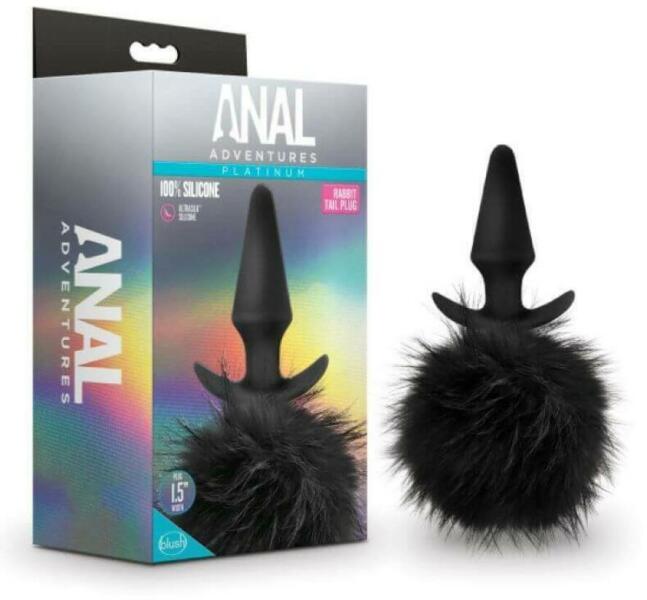 Anal Adventures - Platinum - Rabbit Tail Plug