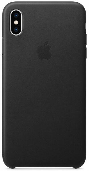 Apple Husa Original iPhone XS Max Apple Leather Black (piele naturala) ( MRWT2ZM/A) (Husa telefon mobil) - Preturi