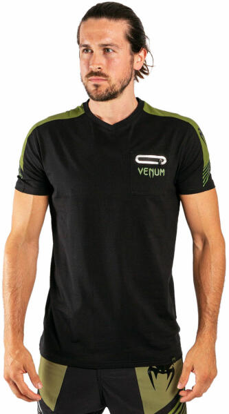VENUM Tricou bărbătesc Venum - Cargo - Negru / Verde - VENUM-03757-539 ( Tricou barbati) - Preturi