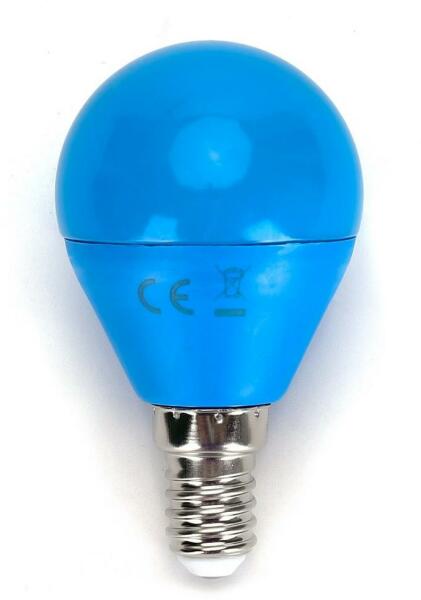 B. V. LED Izzó G45 E14/4W/230V blue - Aigostar AI0099 (AI0099)