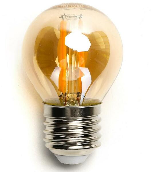 B. V. LED Izzó G45 E27/4W/230V 2200K - Aigostar AI0129 (AI0129)