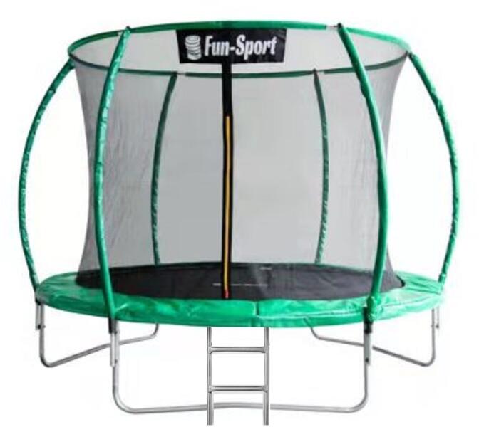 Fun Sport Trambulina pentru copii si adulti 374 cm Fun-Sport cu plasa de  siguranta scara (Trambuline) - Preturi