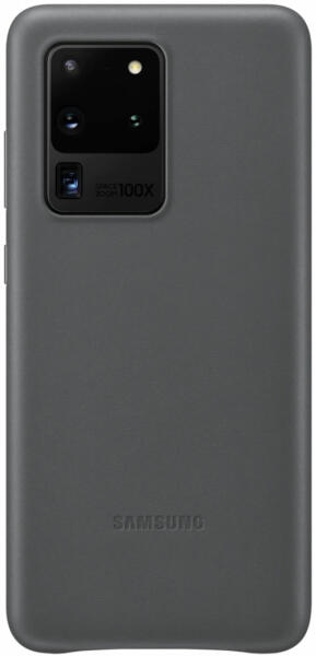 Samsung Galaxy S20 Ultra Leather cover grey (EF-VG988LJEGEU) (Husa telefon  mobil) - Preturi