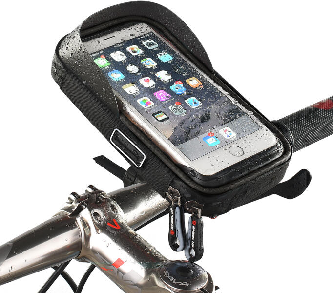 Vásárlás: Kormányra szerelhető biciklis telefontartó, táska vízálló fekete  (B17C-BLACK) Biciklis táska, tok árak összehasonlítása, Kormányra  szerelhető biciklis telefontartó táska vízálló fekete B 17 C BLACK boltok
