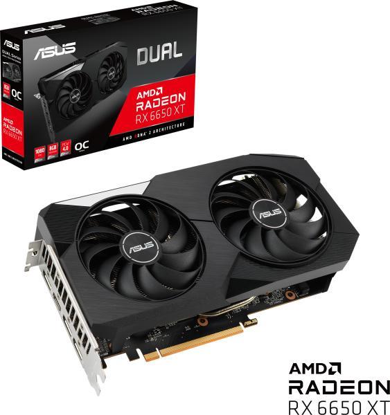 ASUS Radeon RX 6650 XT Dual OC 8GB GDDR6 128bit (DUAL-RX6650XT-O8G