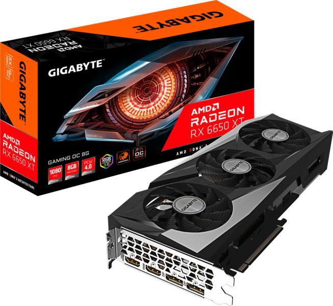 GIGABYTE Radeon RX 6650 XT 8GB DDR6 GAMING OC (GV-R665XTGAMING OC
