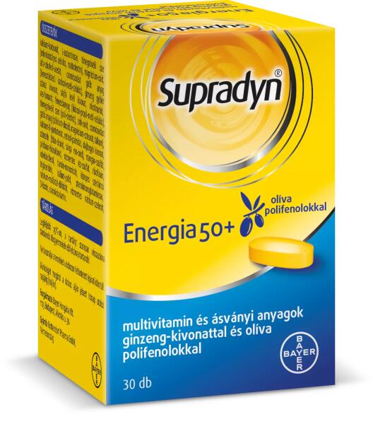 Supradyn Energy 50+ (30 tab. ) (Suplimente nutritive) - Preturi