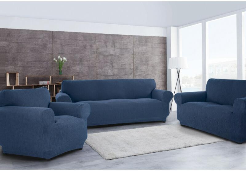 Vásárlás: Kring Brilliante Rugalmas huzatkészlet 3 személyes és 2 személyes  kanapéhoz és 1 fotelhez, 60% pamut + 35% poliészter + 5% elasztán, Kék  (SET321-BRILLIANTE-BLUE) Bútorhuzat árak összehasonlítása, Brilliante  Rugalmas huzatkészlet 3 személyes