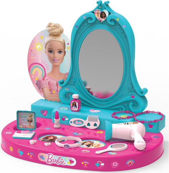 Vásárlás: BILDO Szépségszett Bildo Barbie - Vanity stúdió, 10 kiegészítő  Gyermek ékszer és smink árak összehasonlítása, Szépségszett Bildo Barbie  Vanity stúdió 10 kiegészítő boltok