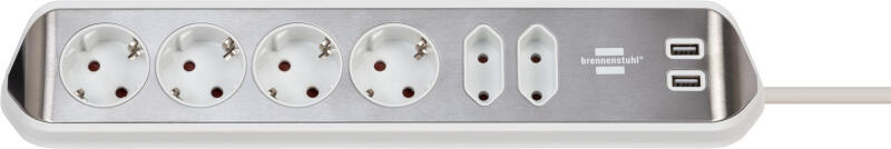 Estilo 6 Plug + 2 USB 2 m (1153590620)